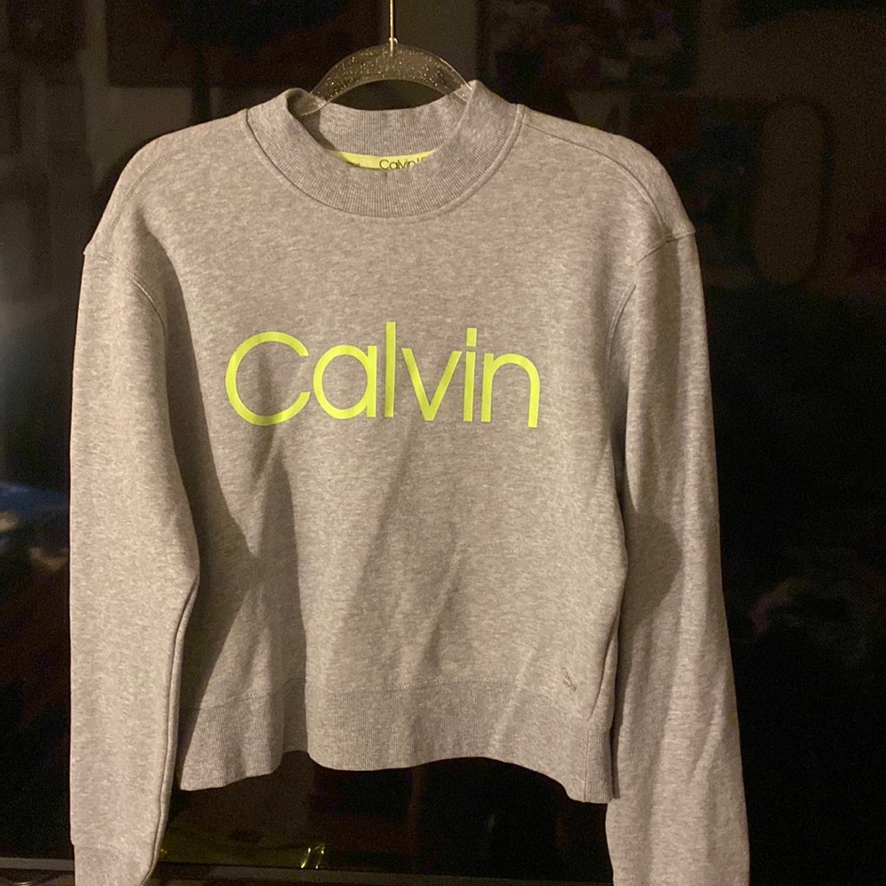 Calvin Klein Long Sleeve Moch Neck Sweatshirt